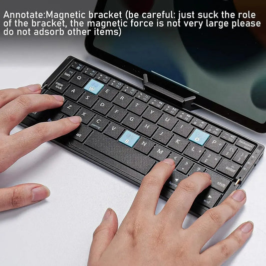 Electronic Gadgets™ Introducing : Mini Foldable Bluetooth Keyboard