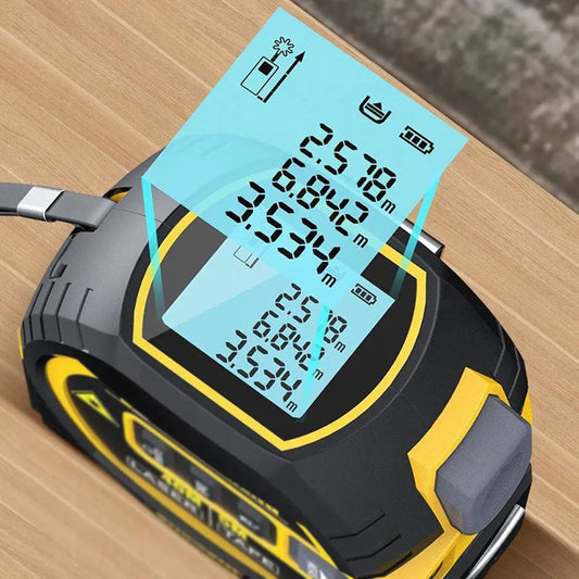 Electronic Gadget™ Introducing: 3 In 1 Laser Tape Measure
